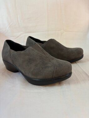 Dansko Women's Professional Suede Clog in Gray Size 39 (8.5 US)